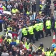 Disgraceful scenes in Manchester as ‘UK against hate’ protesters break police lines