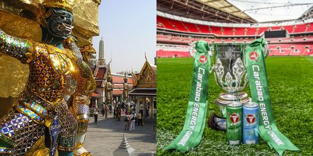 Confused football fans react to the news that the League Cup draw is to be held in Bangkok