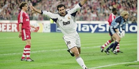 WATCH: Luis Figo returned to the pitch this weekend – and scored a brilliant free kick