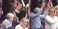 Theresa May just did a Mexican wave