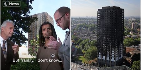 Tower block resident’s interview is extremely difficult to watch
