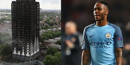 Raheem Sterling to make donation to those affected by Grenfell Tower fire