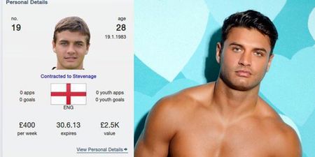 Why *of course* you want to look at Mike from Love Island’s Football Manager stats