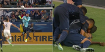 This bicycle kick from an MLS centre back was an incredible display of athleticism