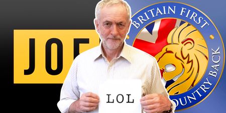Satire is dead as Britain First republish our satirical Jeremy Corbyn article word-for-word