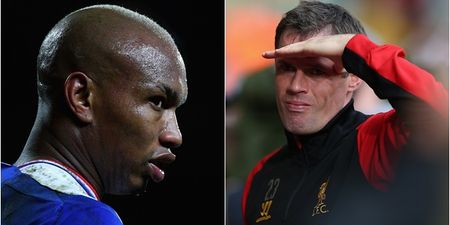 Jamie Carragher uses six-a-side victory to stick to to El-Hadji Diouf
