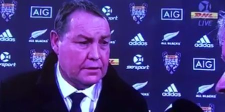All Blacks coach’s “slip of the tongue” has got a lot of people talking