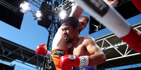 Manny Pacquiao was robbed of his WBO welterweight title overnight