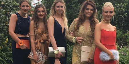 This girl has a genius method for sneaking drink into her prom