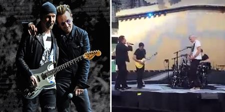 U2 gave a private gig to the London firefighters and their families at Twickenham
