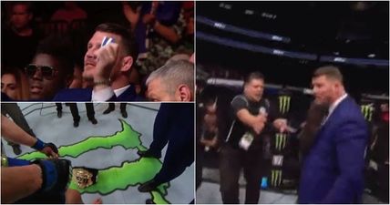 Michael Bisping displays zero chill on several occasions after UFC 213 main event