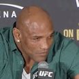 Defeated Yoel Romero offers chilling reaction to Michael Bisping’s flag antics
