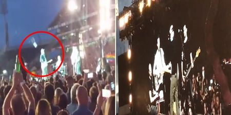 Coldplay guitarist was hit with a beer bottle during Dublin show
