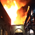 A large fire has been brought under control in London’s Camden Market