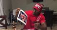 Yoel Romero burns picture of Michael Bisping and Union Jack as revenge for Saturday night