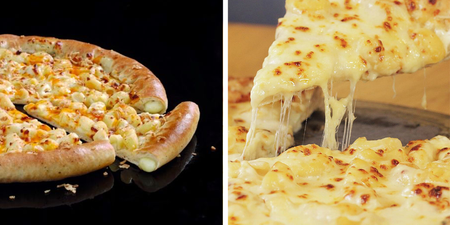 Pizza Hut have launched a Mac ‘N’ Cheese Stuffed Crust pizza and frankly, it’s about time