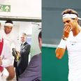 Watch: Rafael Nadal cracks his head on a Wimbledon doorframe during warmup