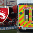 Morecambe manager goes above and beyond for fan who fell ill at club dinner