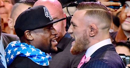 Conor McGregor reveals what he said to Floyd Mayweather during their face off
