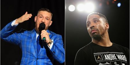 Andre Ward has taken umbrage with Conor McGregor’s use of the word “boy”