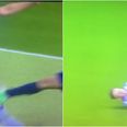 Phil Neville lucky to escape broken leg in one of the worst tackles you’ll ever see