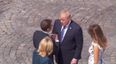 WATCH: Prepare to cringe at Donald Trump’s unnecessarily long and awkward handshake with Emmanuel Macron