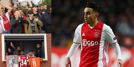 Watch: Emotional scenes as Ajax fans and players come together for Abdelhak Nouri