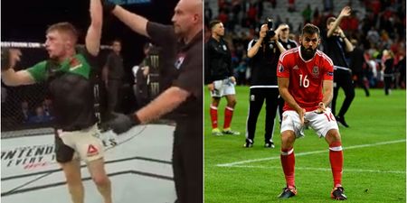 UFC star shouts out Joe Ledley after dominant victory in Glasgow