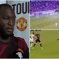 Romelu Lukaku scores his first Manchester United goal but people only want to talk about one thing