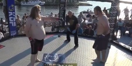 Super heavyweight loses fight via vomit in bizarre finish over the weekend