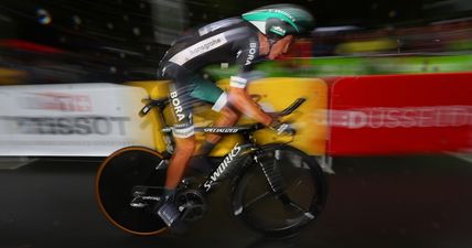 Tour de France cyclist’s legs don’t look like they belong to a human