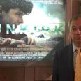 Nigel Farage stood in front of a poster for Dunkirk. Can you imagine what happened next?