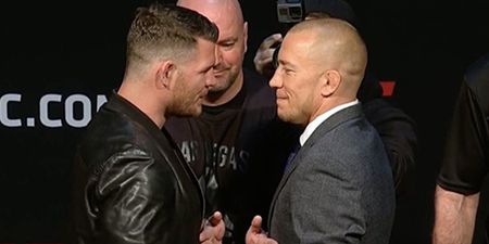Michael Bisping has confirmed the date for his on again, off again bout with Georges St-Pierre