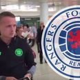Leigh Griffiths absolutely destroyed a heckling Rangers fan at the airport