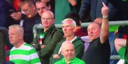 Celtic fan’s viral vulgarity hugely overshadowed by son’s discovery