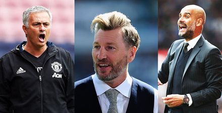 Robbie Savage expects the Premier League title to head to Manchester in 2018