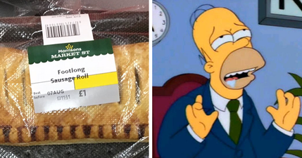 Morrisons are selling a foot-long sausage roll that even you’d struggle to finish