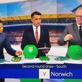 John Salako had an absolute mare while conducting the League Cup second round draw