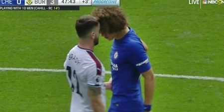 Pissed off David Luiz took his frustration out on Robbie Brady