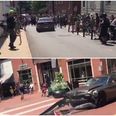 Car crashes into crowd protesting against white supremacists march in Virginia