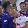 Kaka friended himself into a bizarre red card on Saturday night
