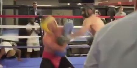 Glimpses of Conor McGregor’s likely gameplan for Mayweather on show in sparring clips
