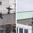 Tom Cruise took a nasty spill filming a stunt for Mission: Impossible 6