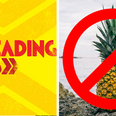 Reading and Leeds have banned punters from bringing pineapples into the festival