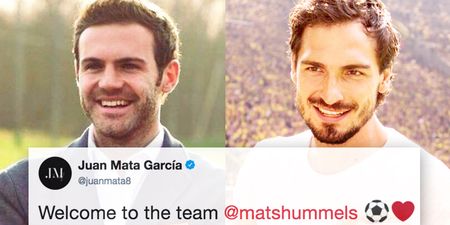 WATCH: Giddy Man United fans think Mats Hummels is coming to Old Trafford after Mata ‘welcome’ tweet – the truth is far better