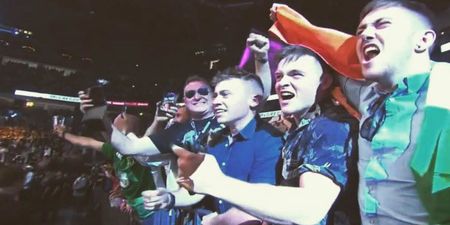 Three lads managed to sneak into the $80,000 front-row seats at the McGregor fight without tickets