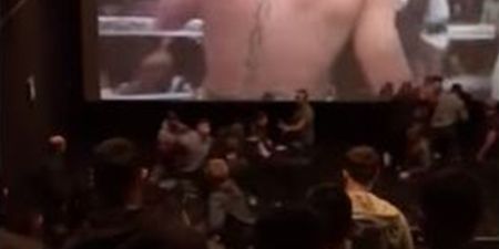The sight no one wanted to see at Conor McGregor vs Floyd Mayweather screenings