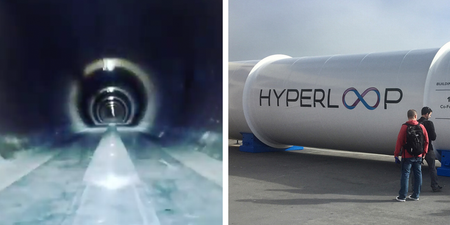 Incredible video shows Hyperloop train accelerating to 200mph in a matter of seconds