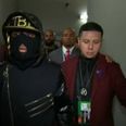 The reason Floyd Mayweather wore a balaclava to the ring on Saturday night