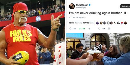 Has Hulk Hogan done the most incredible tweet of 2017?